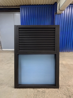 Жалюзийные ставни с остеклением Жалюзийные ставни с остеклением