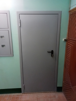 Одностворчатая дверь ei-60 в МКД Одностворчатая дверь ei-60 в МКД