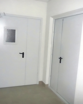 Двери полуторной конструкции