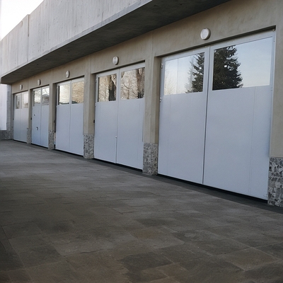 Ворота с остеклением Ворота с остеклением