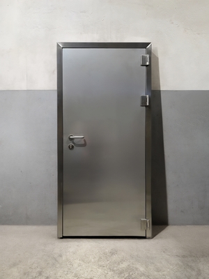 Дверь с нержавеющей сталью